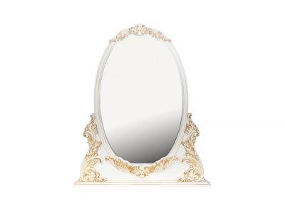 Зеркало настольное BVM-02-09 белый (New Ivory Gold)