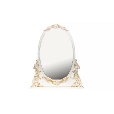 Зеркало настольное BVM-02-09 белый (New Ivory Gold)
