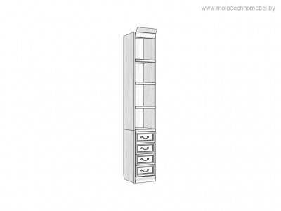 Шкаф комбинированный «Оскар» ММ-218-440